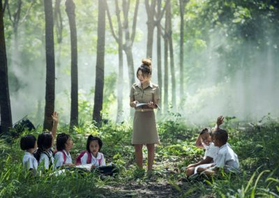 learning, school, outdoor